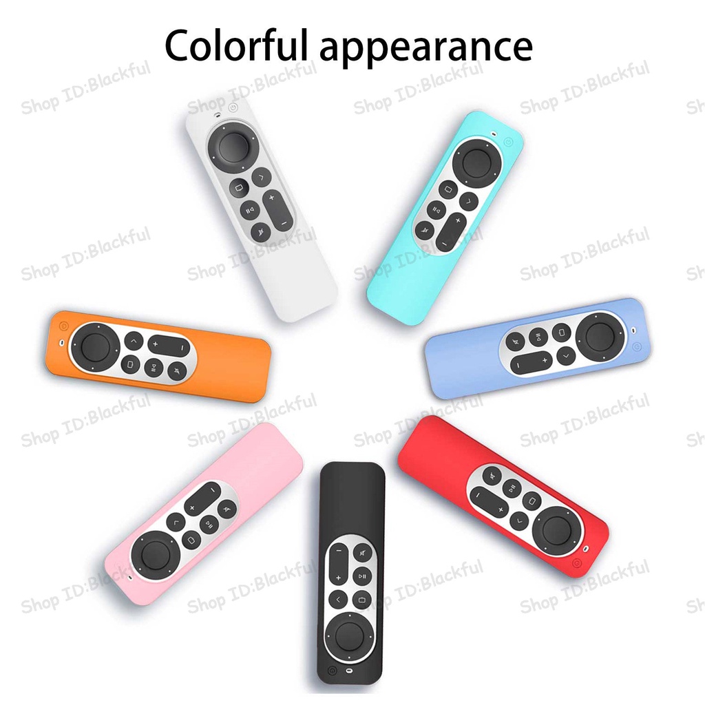 Vỏ Bọc Điều Khiển Từ Xa Bằng Silicone Cho Apple TV 6th Siri 4K Apple TV 7th
