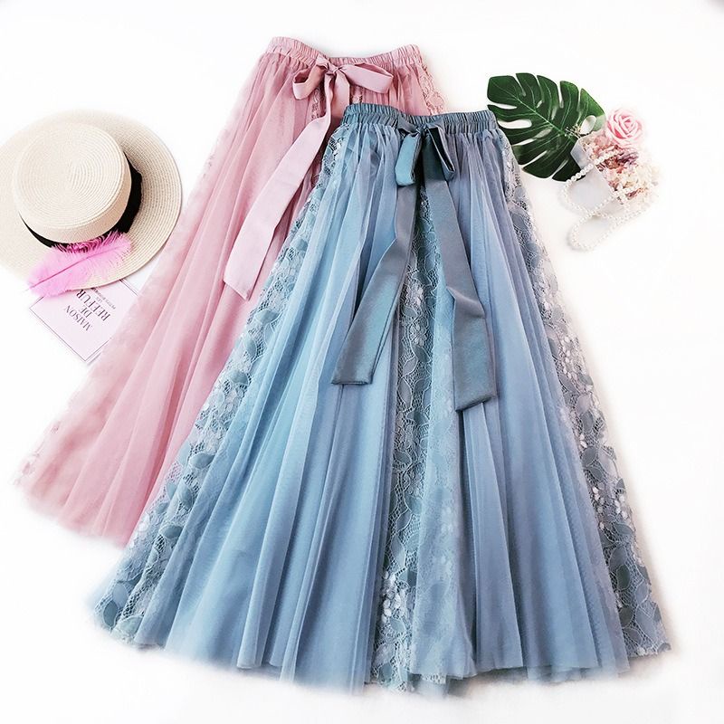 váy đi tiệc sang chảnh đầm đi tiệc sang chảnh váy đi tiệc cưới đầm body đi tiệc set dự tiệc sang chảnh Chân Váy Chữ a Lưng Cao Phối Ren Phong Cách Hàn Quốc Thời Trang Xuân Hè Hàng Mới 2023 [0311]