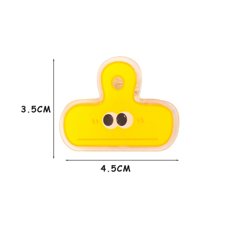 Kẹp Acrylic Hình Đôi Mắt To Hoạt Hình Đáng Yêu Nhỏ Gọn Dành Cho Văn Phòng & Học Sinh