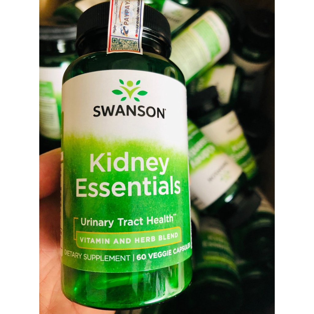 Viên uống Bồi bổ và hỗ trợ chức năng thận Swanson Kidney Essential 60 viên