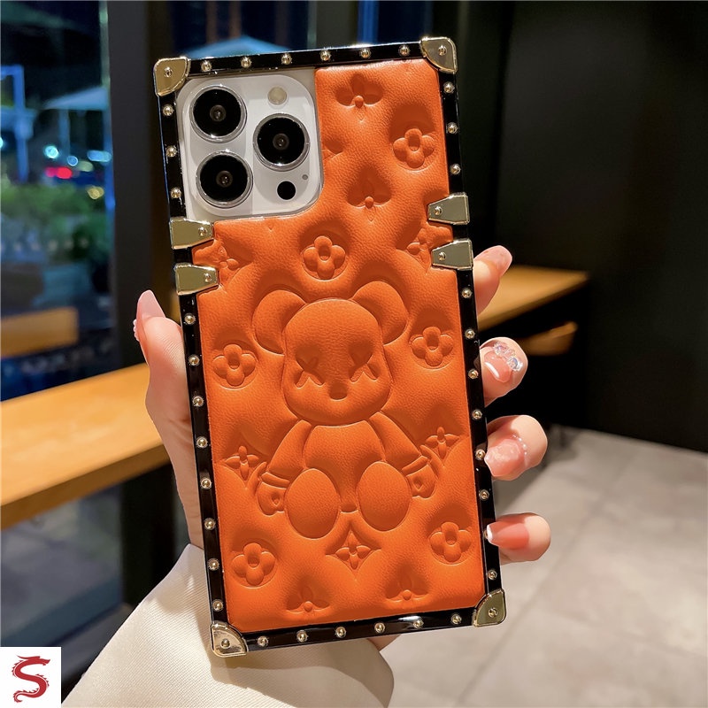 Ốp Điện Thoại Silicon Dẻo In Hình Gấu Hoạt Hình Cho iphone 15 pro max iphone 14 pro max 13 12 11 pro 15 pro max