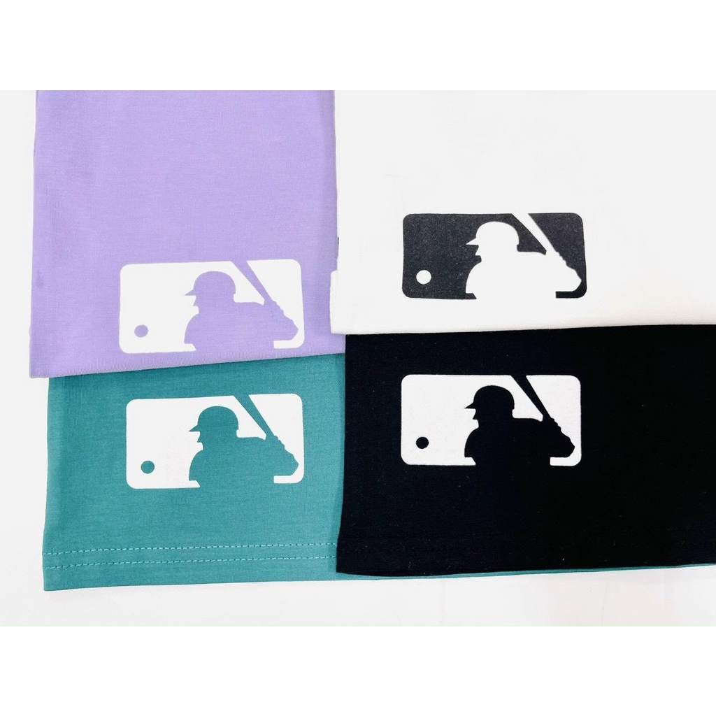 Áo Thun Unisex Chất Cotton 100% 4 Màu Logo To Rỗng Trắng/Tím/Đen/Xanh Dn.Storevnxk