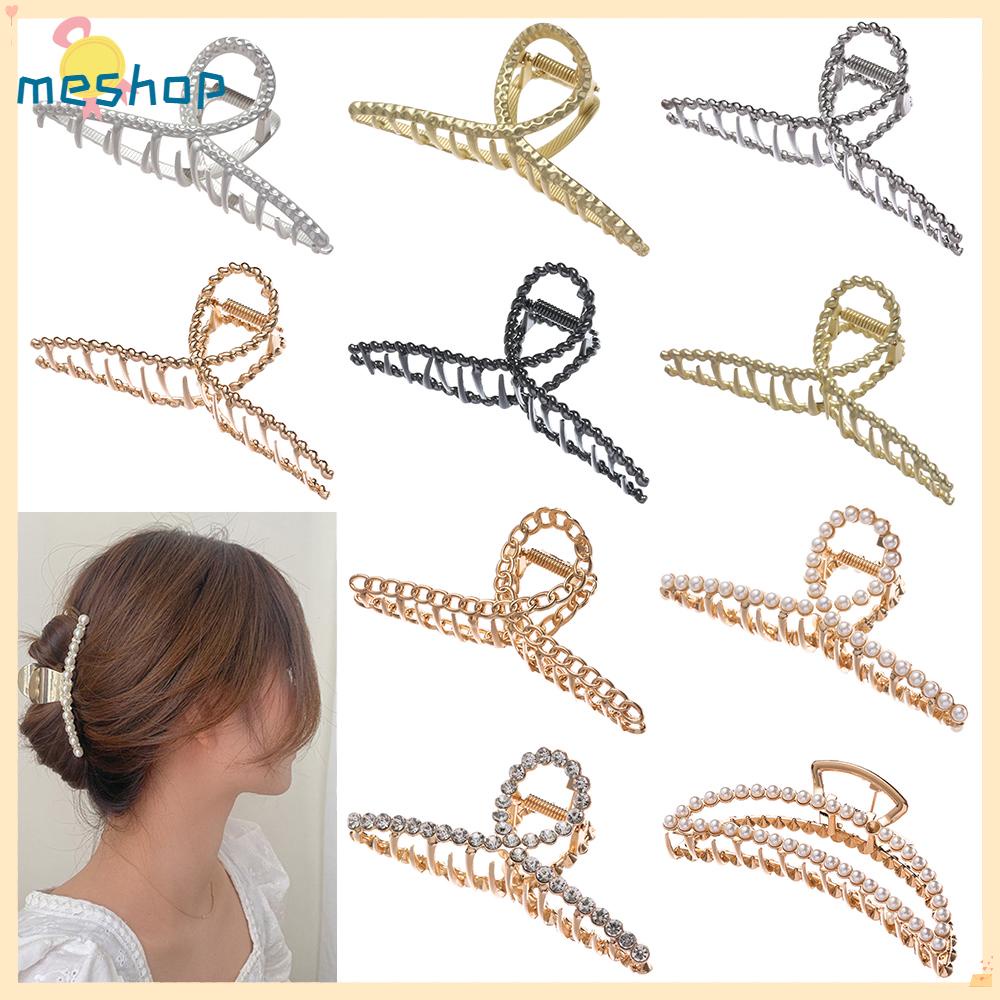Kẹp Tóc Lấp Lánh Thanh Lịch Thời Trang Cho Nữ|Kẹp Càng Cua Bằng Kim Loại Chất Lượng Cao