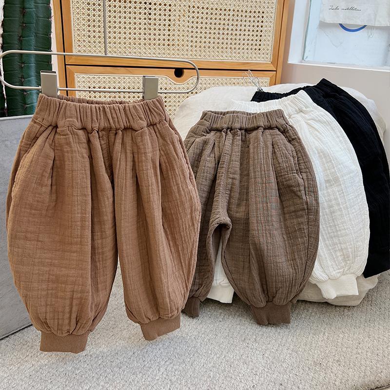 Quần Legging Dáng Rộng Màu Sắc Đơn Giản Thời Trang Mùa Xuân Theo Phong Cách Hàn Quốc Cho Bé