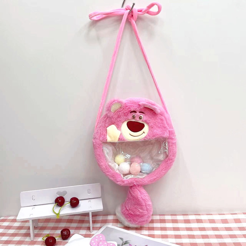 Túi Đeo Chéo Nhỏ Một Bên Vai Kirby Nhồi Bông Hoạt Hình 20CM 8-inch Quà Tặng Cho Học Sinh Trẻ Em