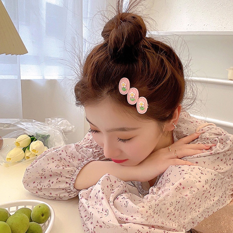 Kẹp Tóc Hình Hoa Hoạt Hình Dễ Thương Cho Nữ
