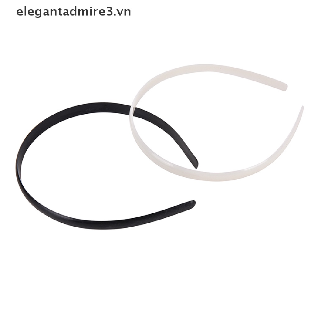 Set 10 Băng Đô Cài Tóc Nhựa 2 Màu Tùy Chọn DIY Dành Cho Trẻ Em