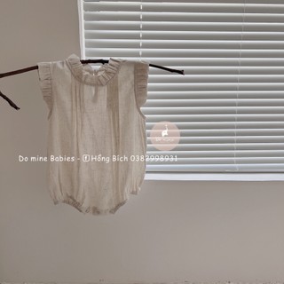 Body suit liền thân cho em bé gái sơ sinh đũi hàng thiết kế mềm mại cho bé từ 0-24 tháng nặng 4-13kg