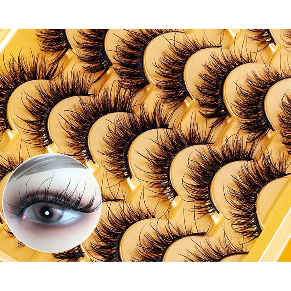 Set 14 Cặp Lông Mi Giả 8D Mềm Mịn Dễ Sử Dụng