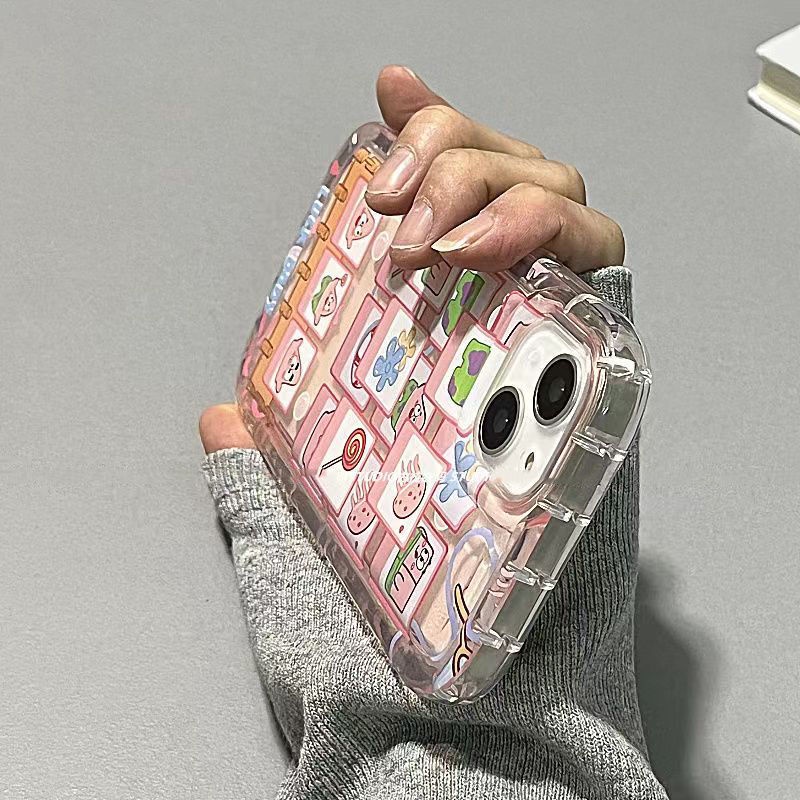 ✅Ốp Điện Thoại Mềm Họa Tiết Hoạt Hình Pie Daxing Dễ Thương Cho iPhone 14 / 13 14Pro 12promax 11 2NK4