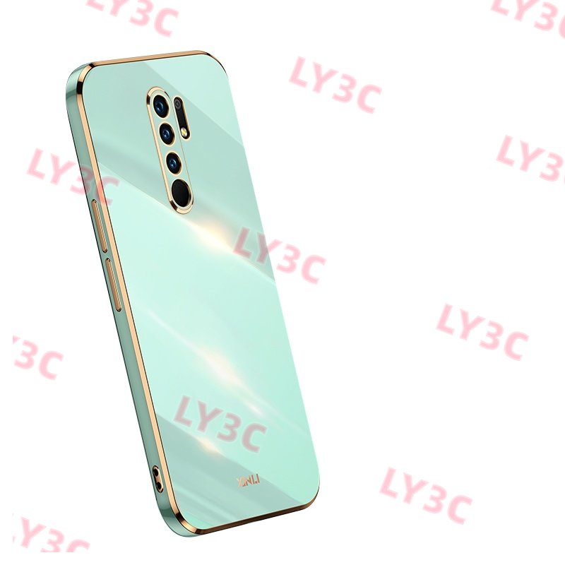 Ốp Điện Thoại Mềm Viền Thẳng 6D Chống Sốc Cho Xiaomi Redmi 9