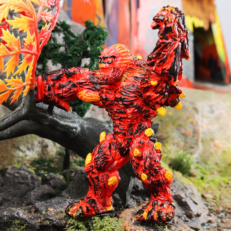 Mô Hình Quái Vật Magma Golem Trong Game Warcraft Trang Trí Bàn Làm Việc