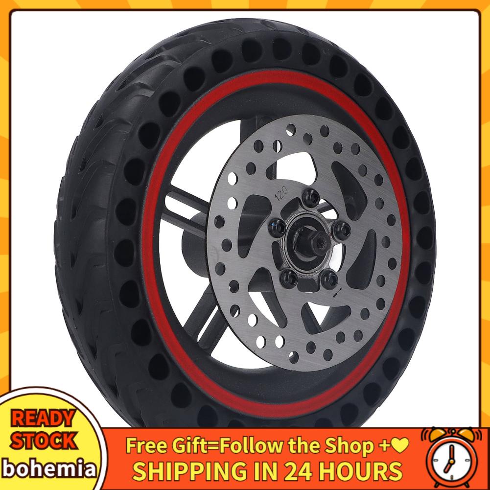 Bohemia Electric Scooter Rear Wheel Assembl For PRO PRO2 M3 Replacement Cellular Tire AN