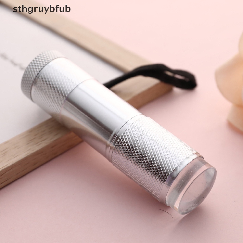 Đèn Pin LED UV Mini Cầm Tay Bằng Silicone