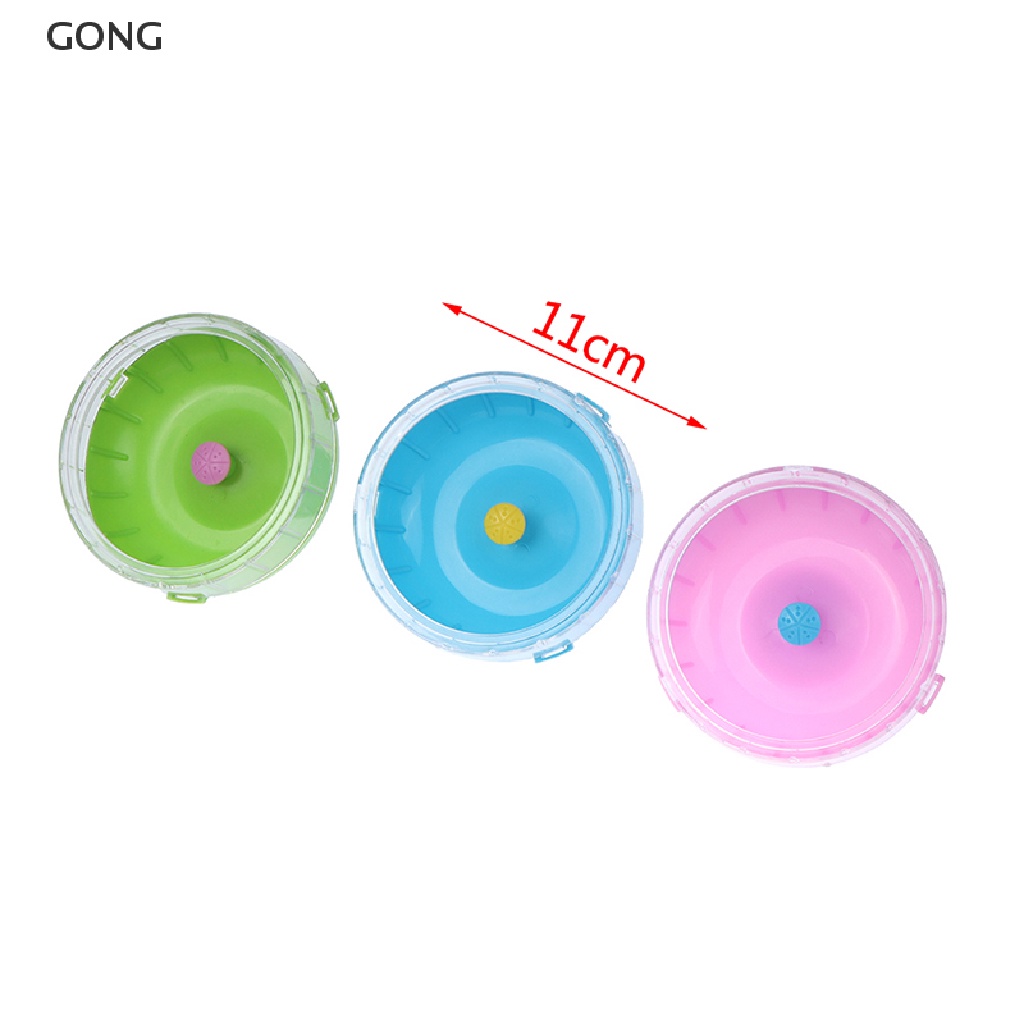 Đồ Chơi Đĩa Chạy Bộ Bằng Nhựa Hình Bánh Xe Cho Chuột Hamster