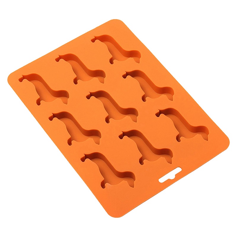 Khuôn Silicone Làm Bánh / Xà Phòng / Đá / Sô Cô La Hình Khúc Xương 9 Lỗ Tiện Dụng