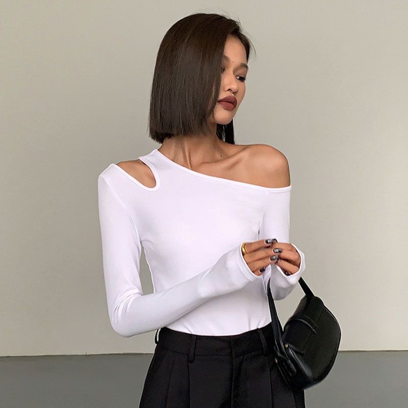 Áo Kiểu Dáng Ôm Hở Vai Thời Trang Mùa Xuân Mới 2023