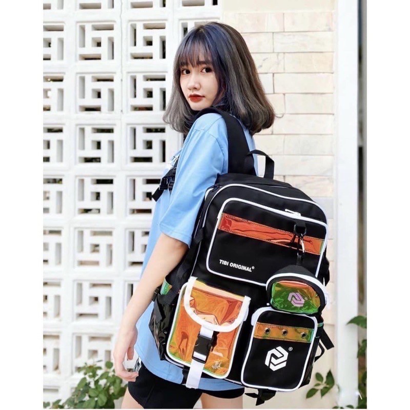 ⚡️[Siêu Hot] BALO TIBII BACKPACK thời trang Unisex nhiều ngăn màu đa dụng và cá tính