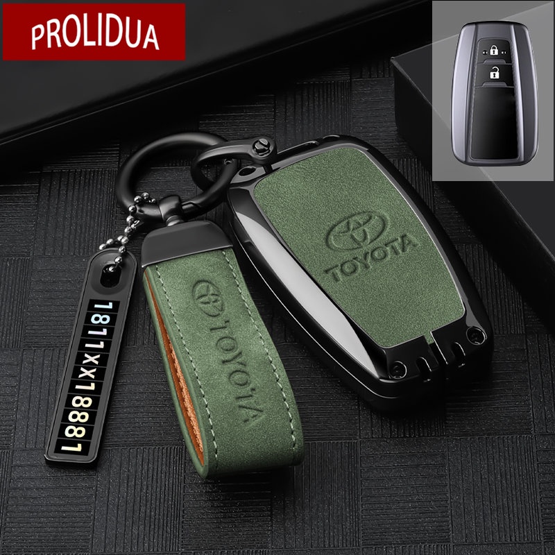 Vỏ Da Bảo Vệ Chìa Khóa Xe Hơi Toyota All-New Camry / Corolla Altis / Cross 2019-2023