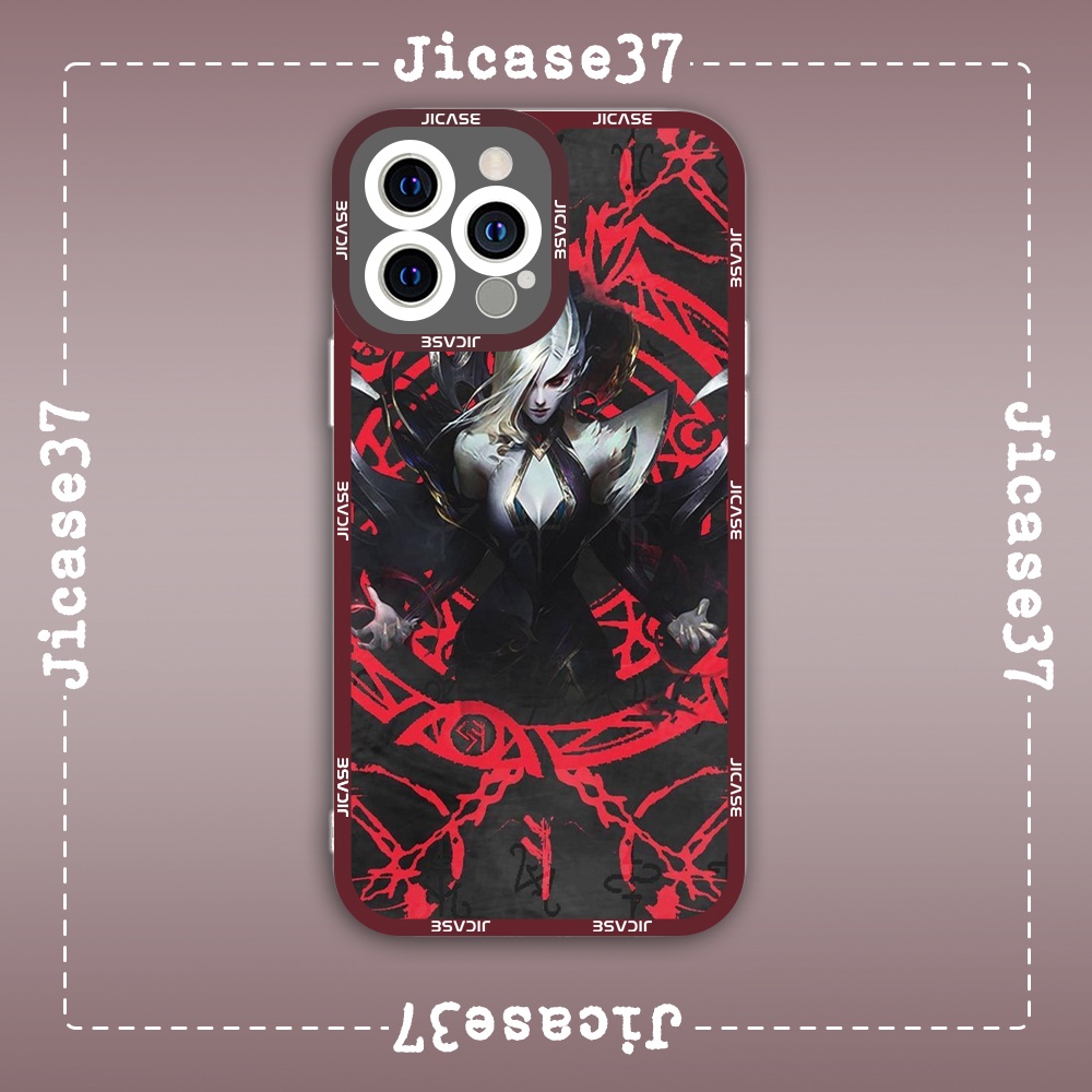 Ốp lưng iphone Cute Case Morgana Tiên Hắc Ám Liên Minh Huyền Thoại Tặng Kèm Phụ Kiện Túi Xách MK Hình Cute Case