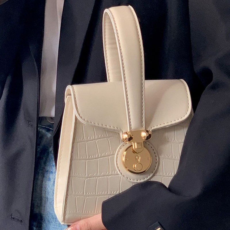 Ielgy Túi Xách Hộp bento Có Khóa Hình Trái Dừa Dễ Phối Đồ Cho Nữ