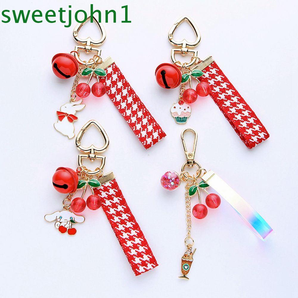 Móc Chìa Khóa Hình Trái Cherry Hoạt Hình Phong Cách Hàn Quốc Độc Đáo