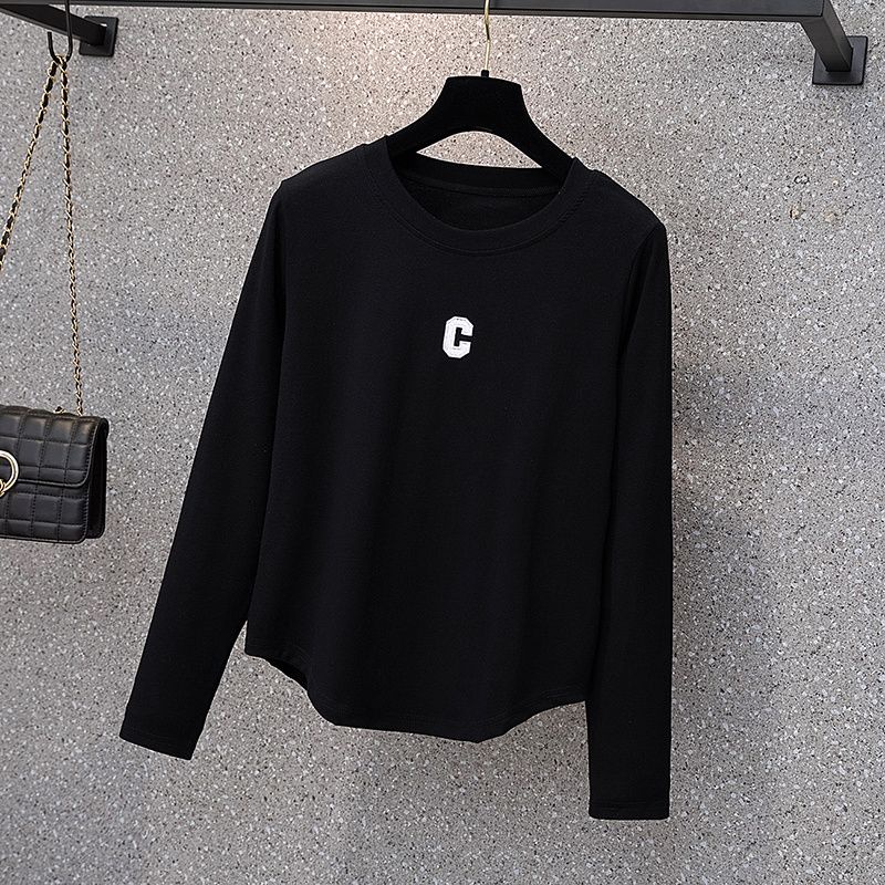 Áo Thun Nữ Dài Tay Oversized In Hình