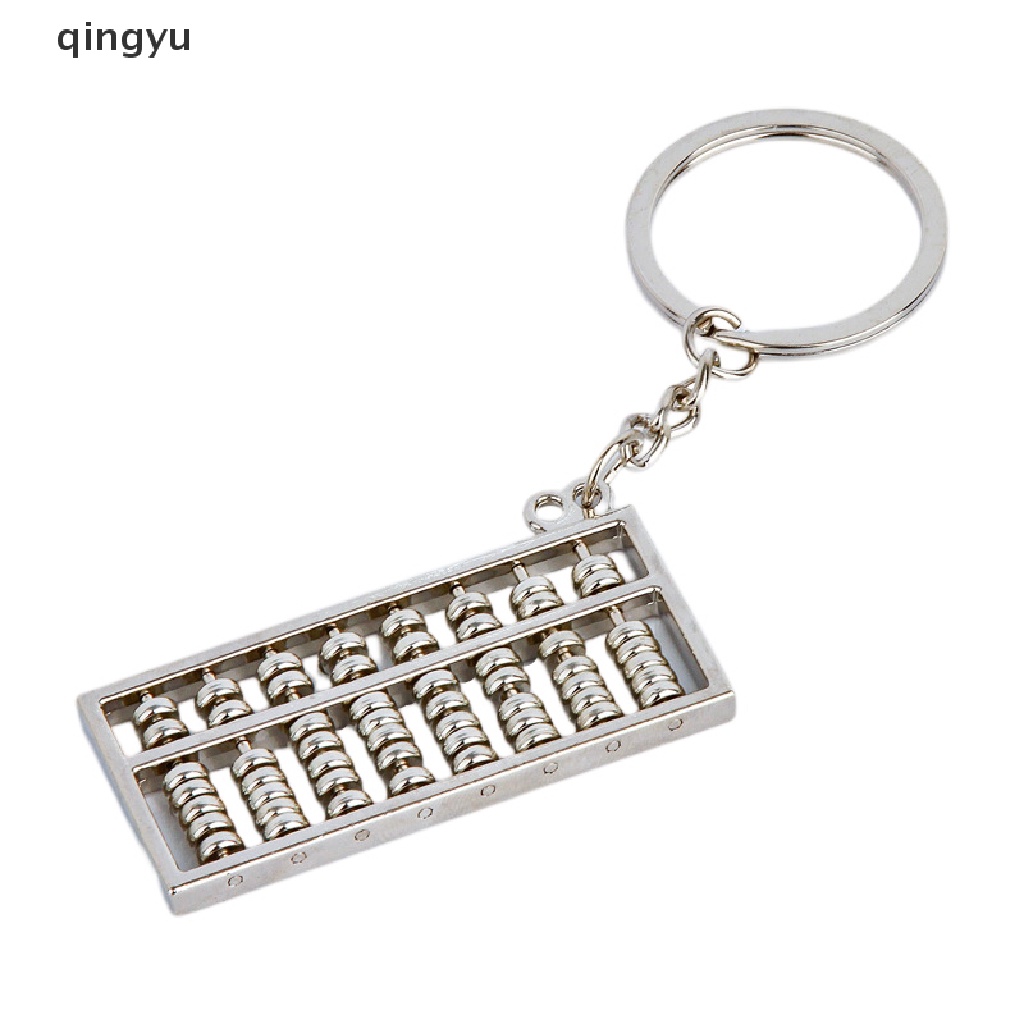 Qingyu Móc Khóa Hợp Kim Hình Bàn Tính 8 Tốc Độ Sáng Tạo