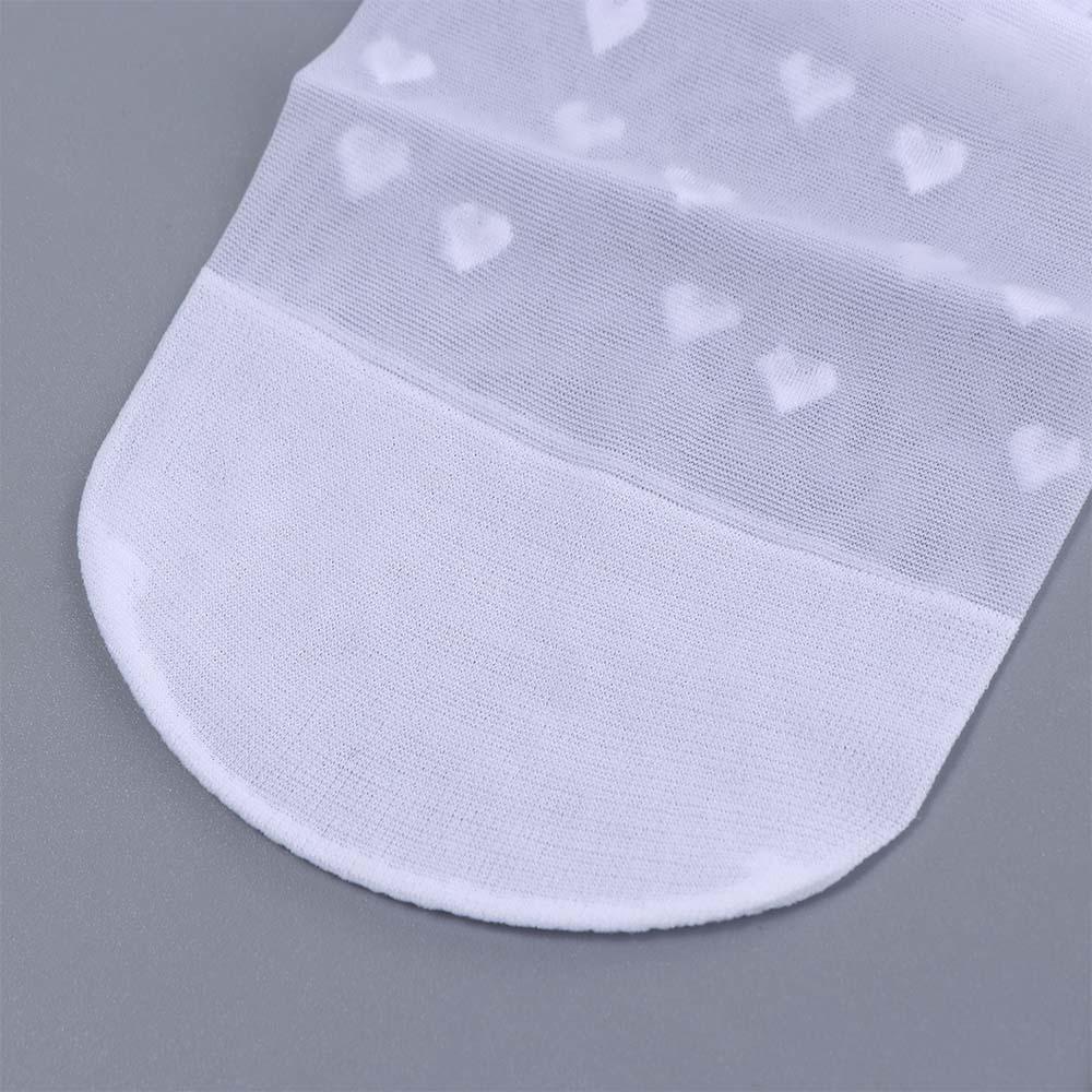 Tất Chân Lolita Siêu Mỏng Họa Tiết Trái Tim Dễ Thương Cho Nữ