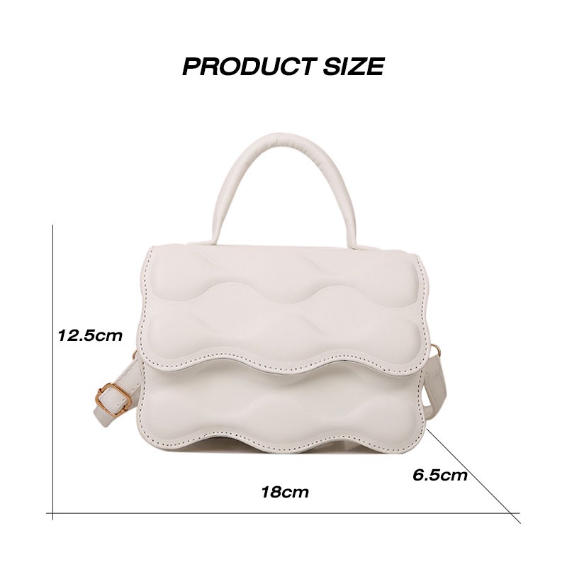 Túi đeo chéo SUPERCUTE hình vuông nhỏ màu trơn thiết kế đơn giản nhỏ gọn dành cho nữ