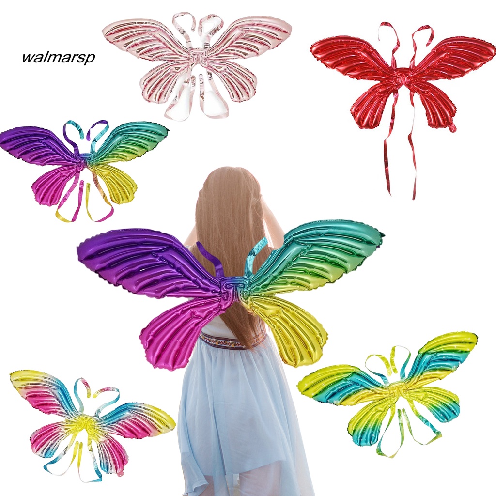 Bong Bóng Cánh Bướm Bằng Nhôm Bơm Hơi Không Rò Rỉ An Toàn Cho Bé