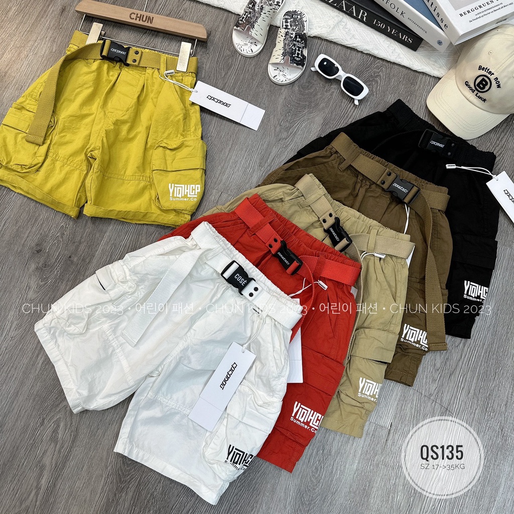 QS135 - QUẦN short túi hộp YIQHCP Summer.Co cho Bé