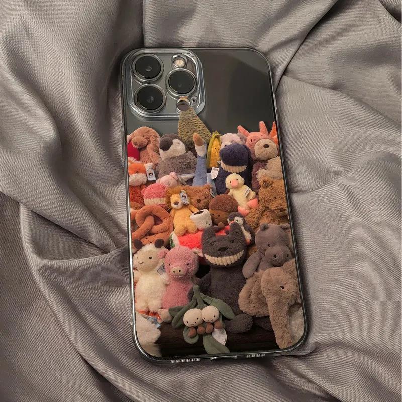 ✅Ốp Điện Thoại Mềm Hình Cô Gái Dễ Thương Cho iPhoneXS Apple 14 / 12Promax11 / 13 / 8Plus 11MA