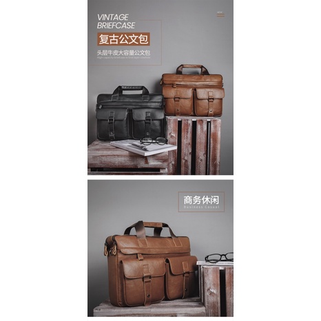 Túi Da Đeo Chéo Phong Cách Retro Âu Mỹ Sang Trọng Cho Nam