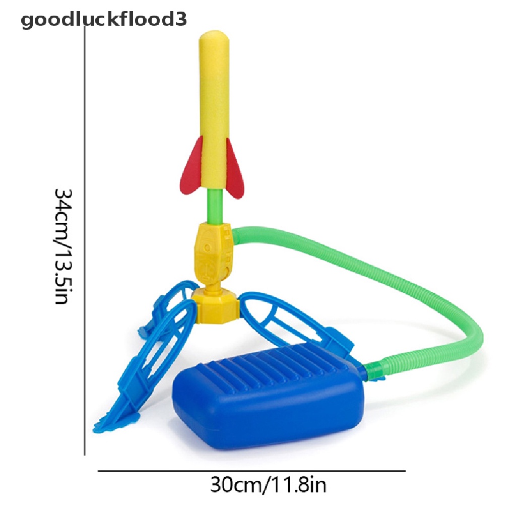 1 Bộ Đồ Chơi Bơm Hơi Hình Tên Lửa Có Bàn Đạp Cho Trẻ Em