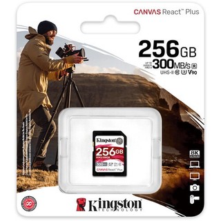 Thẻ nhớ SD Kingston 256GB Canvas React Plus UHS-II SDXC