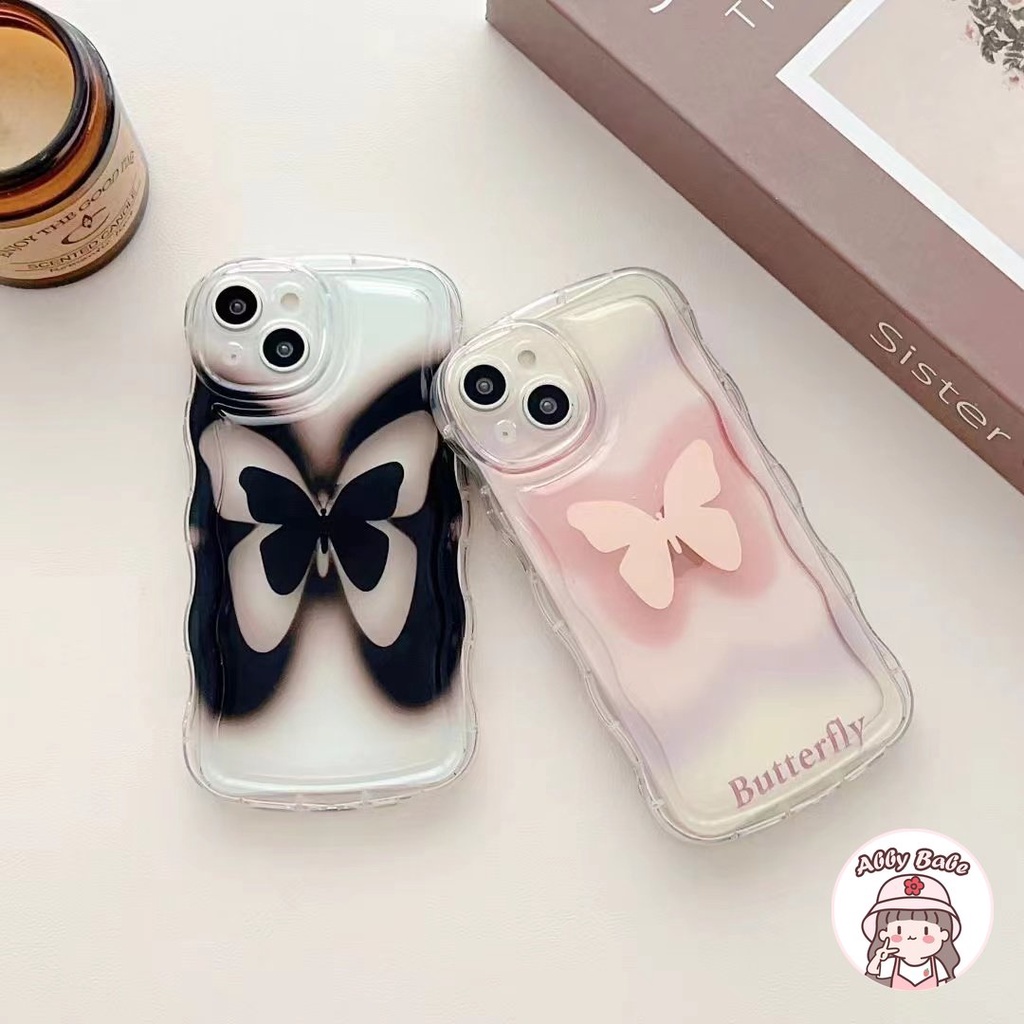 Ốp Điện Thoại TPU Mềm Trong Suốt Màu Đen 3D Chống Dơ Có Giá Đỡ Cho IPhone 14 Pro Max 13 12 11 Pro Max