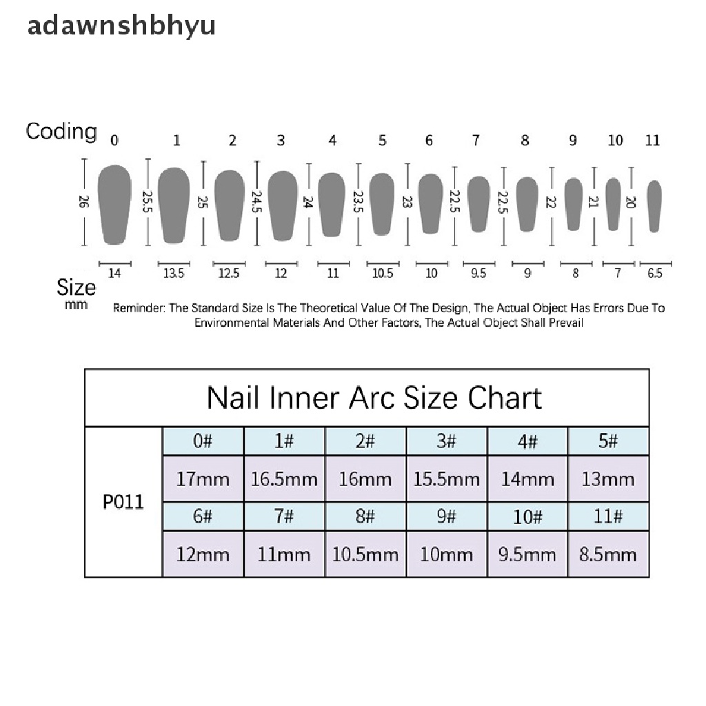 Bộ 24 Móng Tay Giả Màu Gradient Cực Quang Dùng Để Múa Ba Lê