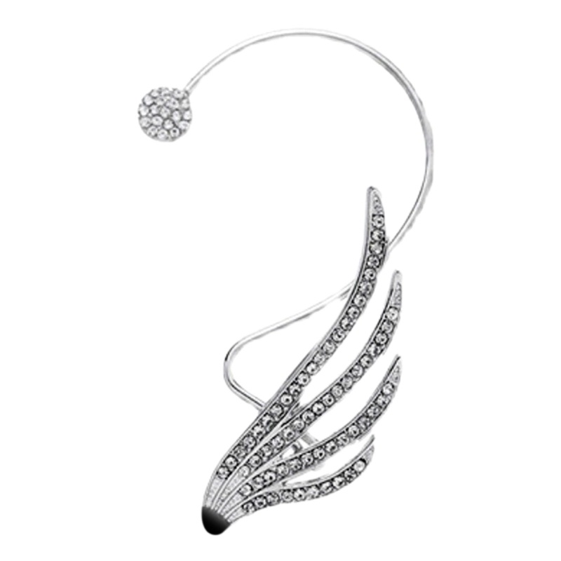 King Bông Tai Dạng Móc Kẹp Đính Đá Không Cần Khoan Lỗ Cho Nữ