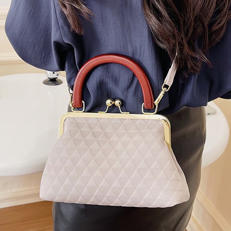 Túi Đeo Chéo Da pu Khóa Bên Mềm Thời Trang Cho Nữ