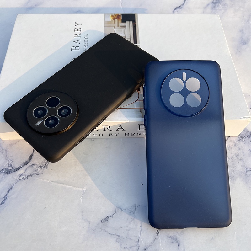 Ốp Điện Thoại TPU Mềm Siêu Mỏng Mặt Nhám Màu Đen / Trắng Dành Cho Huawei Mate 50 Mate 50E 50 Pro Mate 40 40E Mate 30 30 Pro