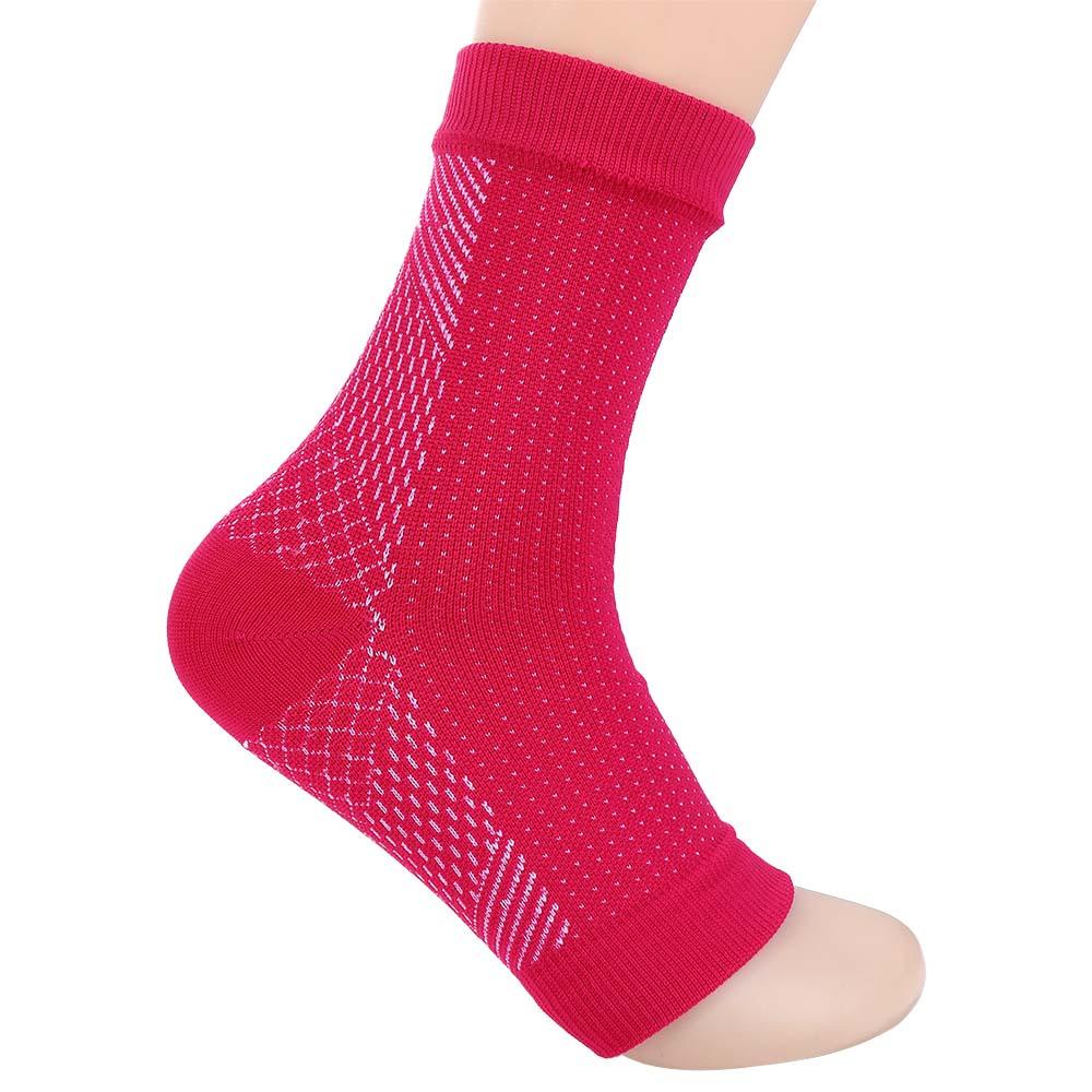 Tất bảo vệ cổ chân MMULCK bằng nylon co giãn hỗ trợ giảm đau khi chơi bóng rổ