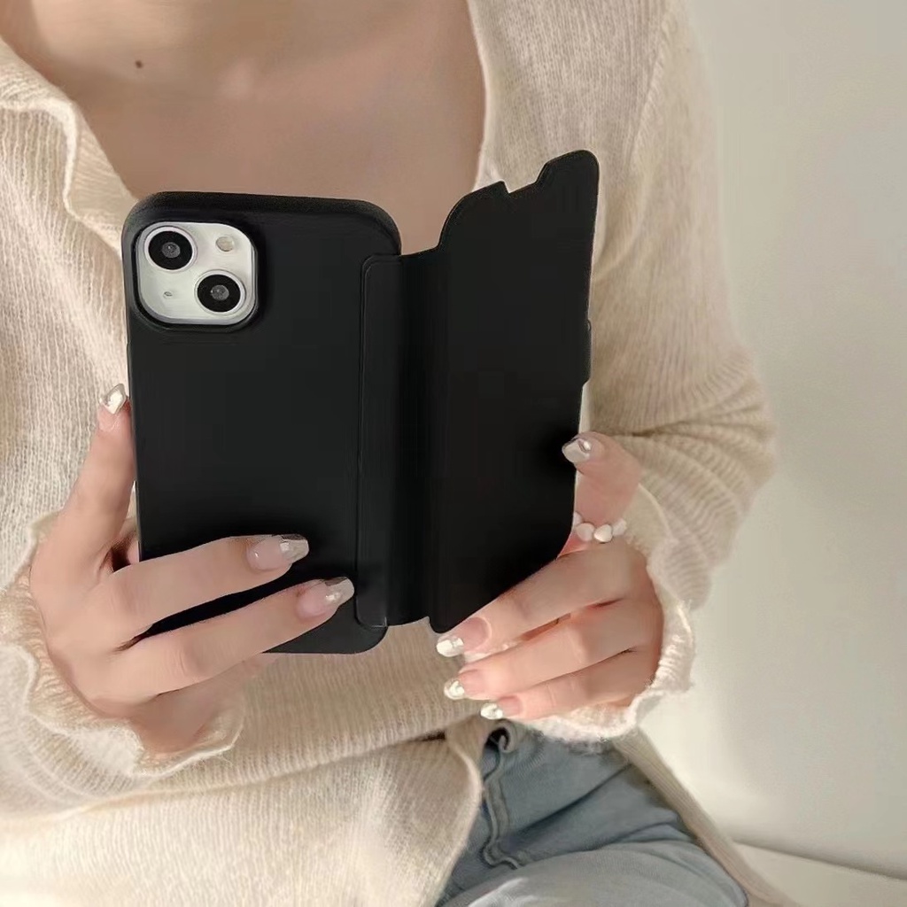 Bao Da Điện Thoại Nắp Lật Chống Rơi Vỡ Cho iPhone14 14promax 14pro 11 12pro Max 13pro Max 13 11Promax 12pro