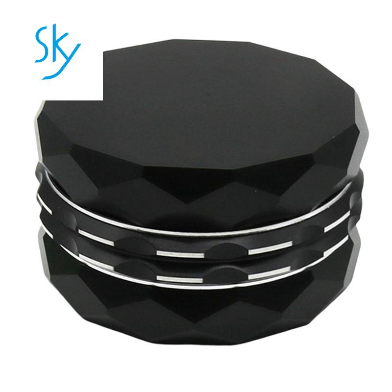 Máy Xay Gia Vị 4 Lớp 2.5 Inch Bằng Hợp Kim Kẽm Màu Đen