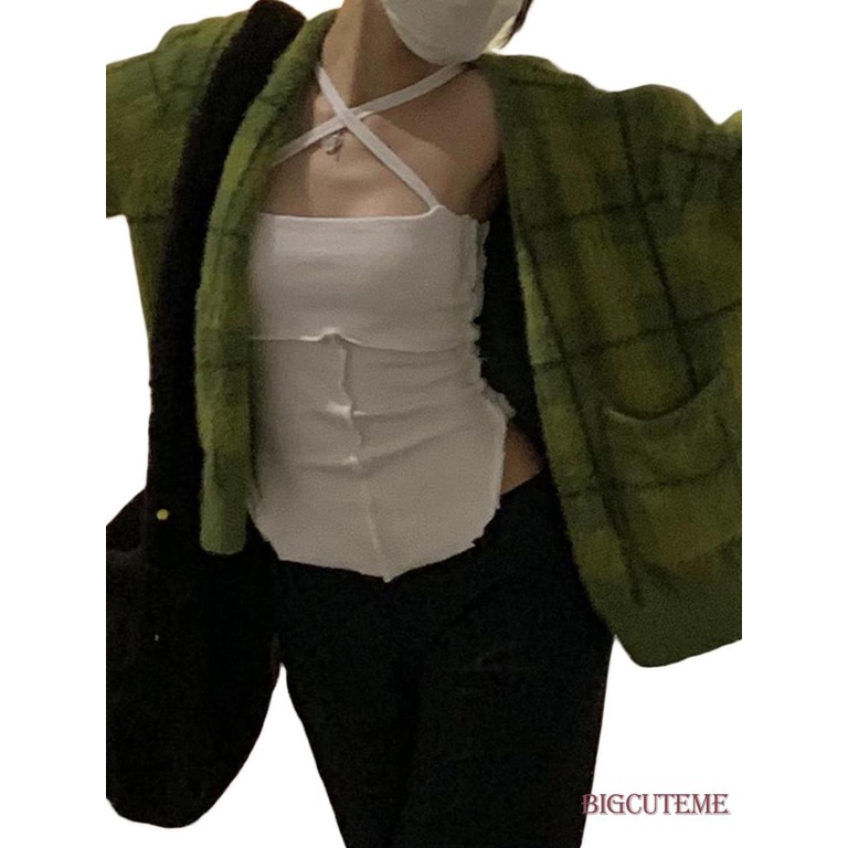 Áo Hai Dây Màu Sắc Đơn Giản Thời Trang Cho Nữ