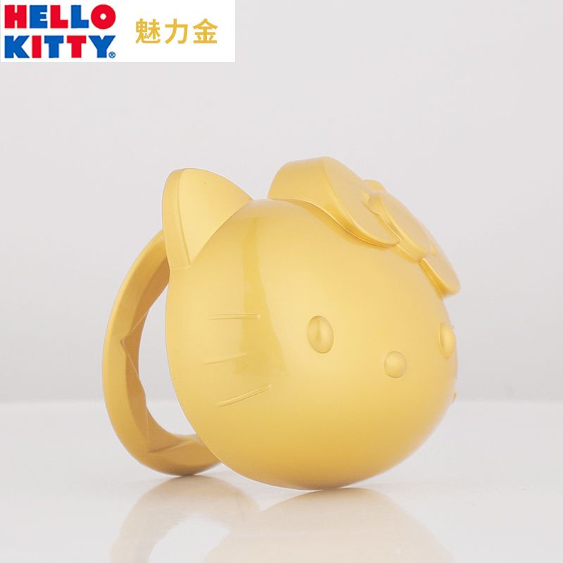 Miếng Dán Trang Trí Nút Khởi Động Xe Hơi Hình Hello Kitty
