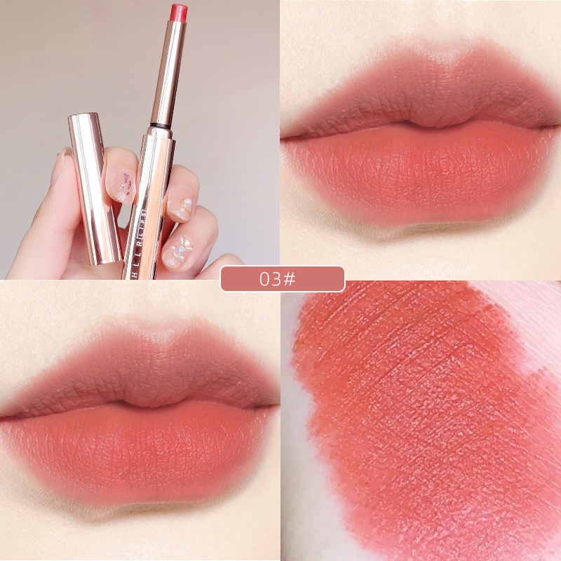 Son Lì Chống Thấm Nước Màu Hồng Nude Dễ Thương