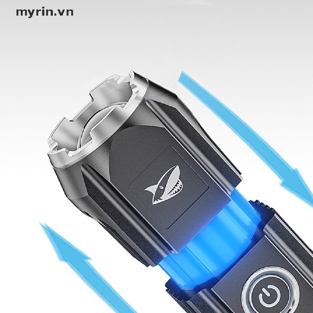 Đèn Pin LED COB Mini Chống Thấm Nước Có Thể Sạc Lại Qua USB