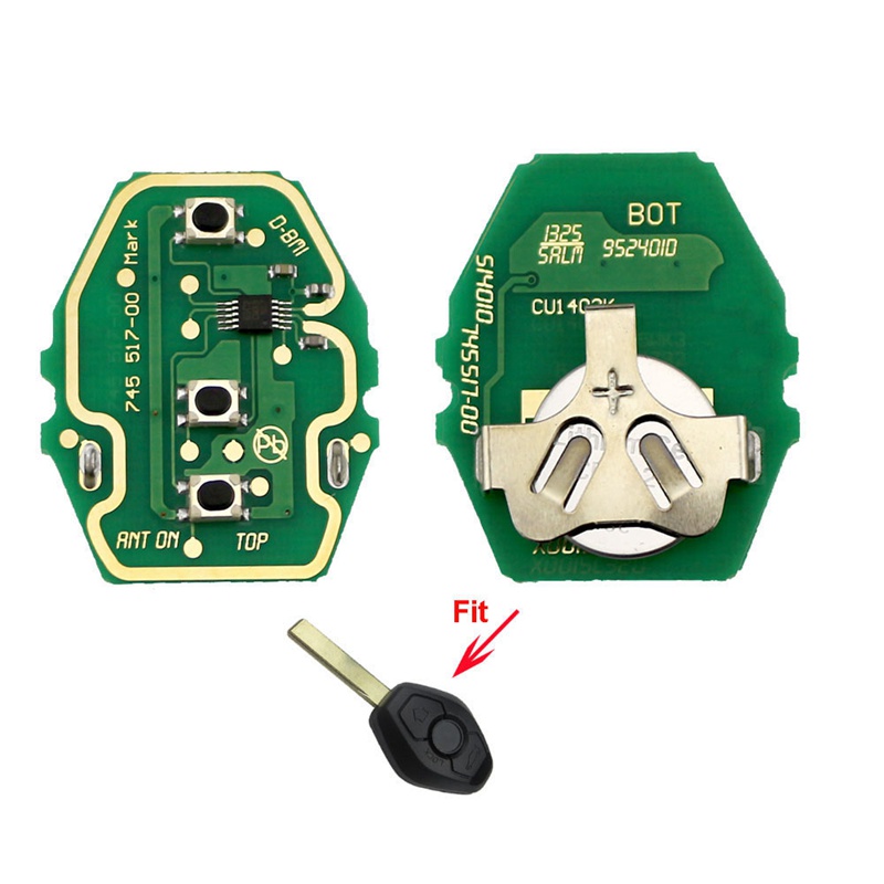2 Bộ Phụ Kiện Xe Hơi: 1 Bộ Dụng Cụ Chèn Cắt Và 1 Bảng Mạch Điều Khiển Từ Xa 3 Nút