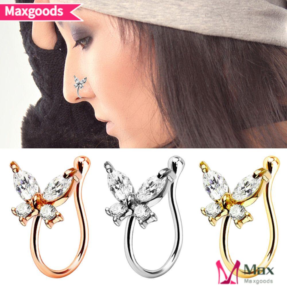 Khuyên Mũi Giả Xỏ Cơ Thể Không Cần Xỏ Lỗ Dành Cho Nam Nữ